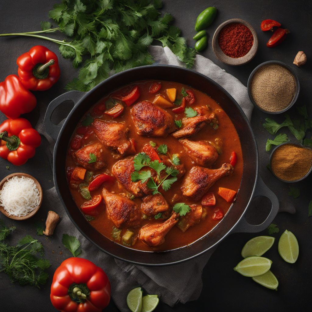 Batar da’an - Nigerian Spicy Chicken Stew