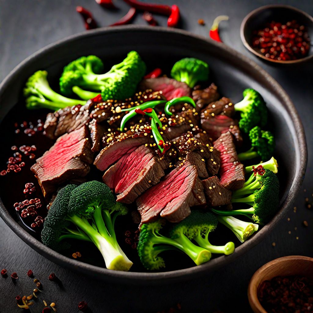 Sichuan-style Spicy Beef & Broccoli