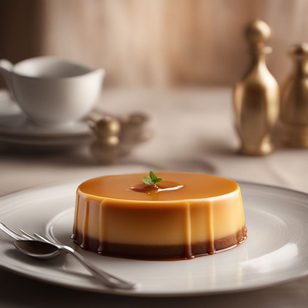 Belarusian-style Creamy Caramel Custard