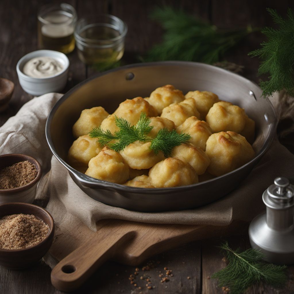 Belarusian-style Potato Dumplings (Kartoflanyya Kletski)