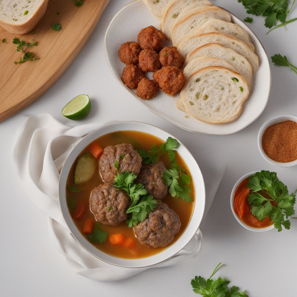 Belgian-style Meatball Soup