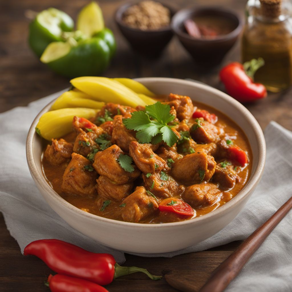 Belizean Spicy Chicken Curry