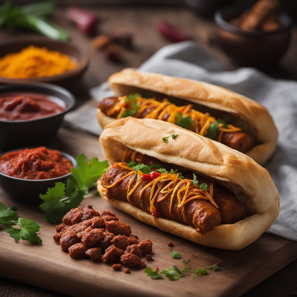 Bengali-inspired Spicy Sausage Roll