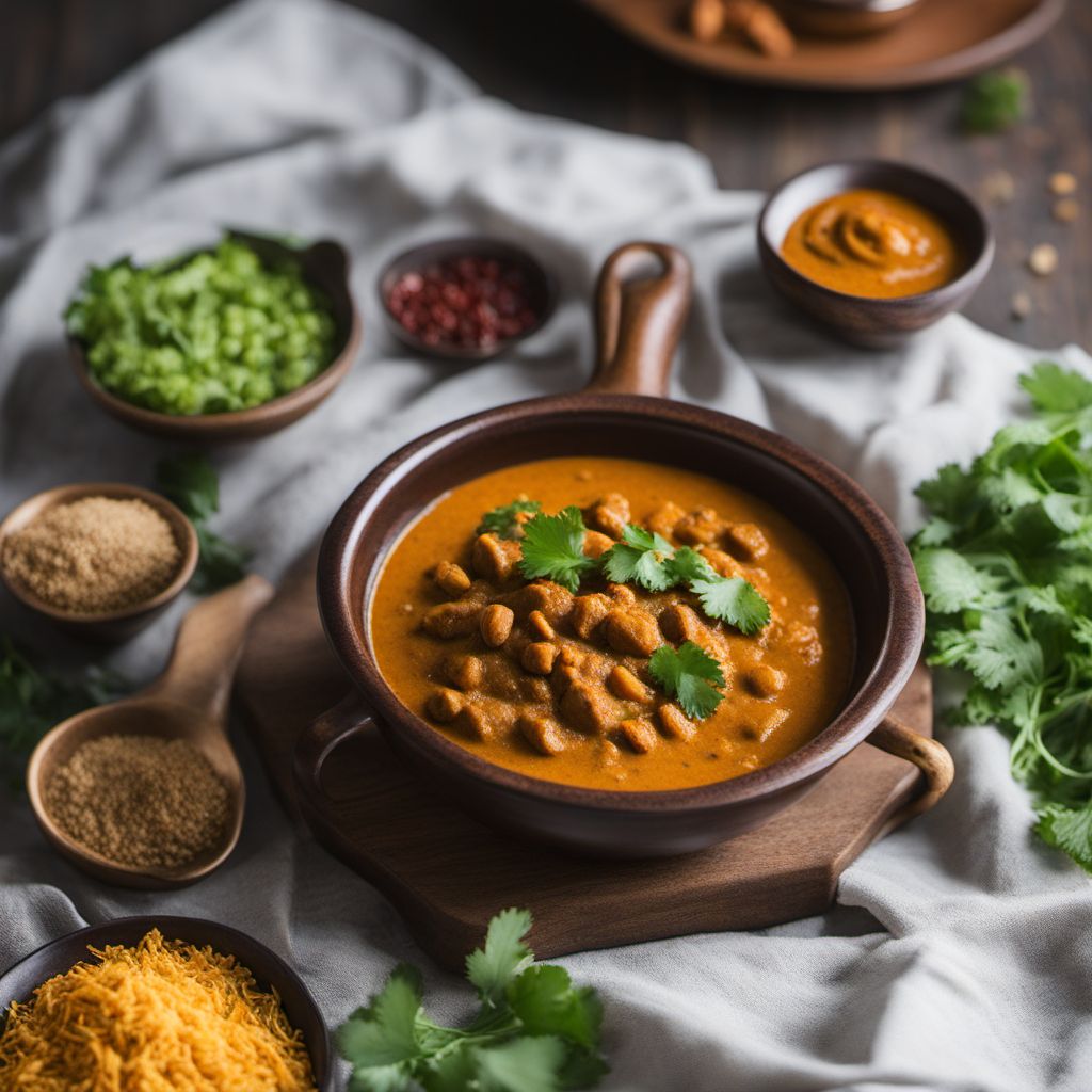 Bengali-style Peanut Curry