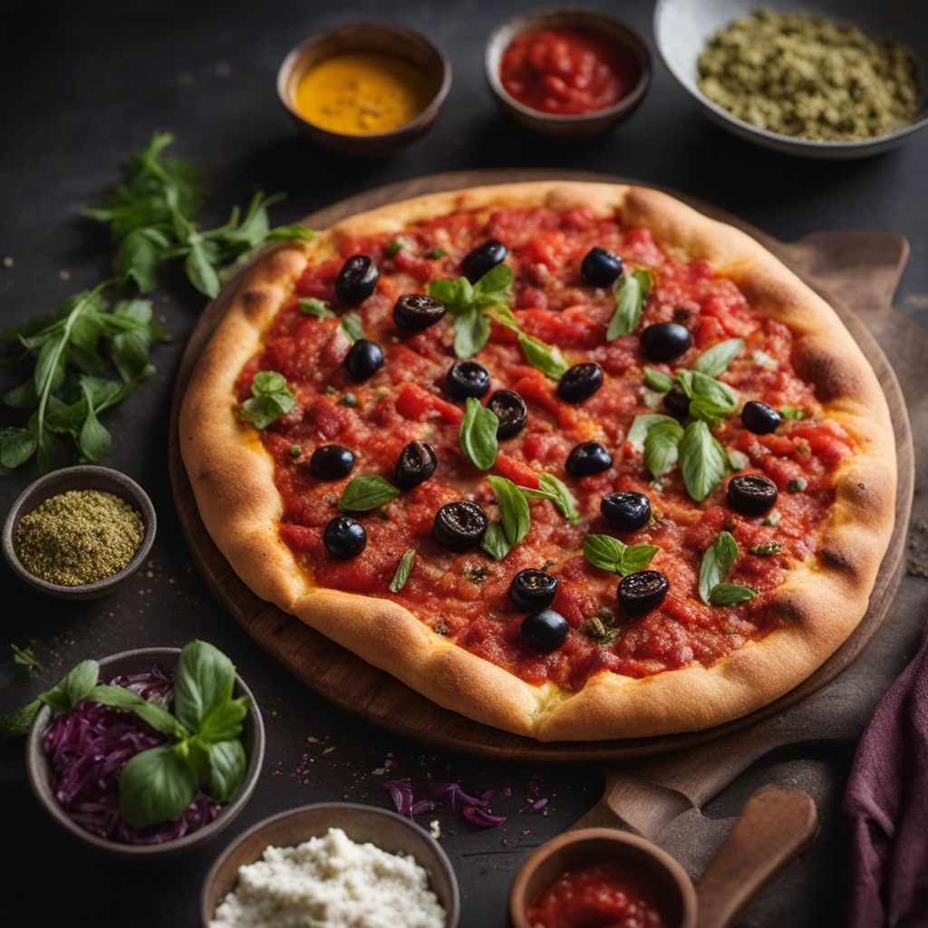 Berber Spiced Flatbread Pizza