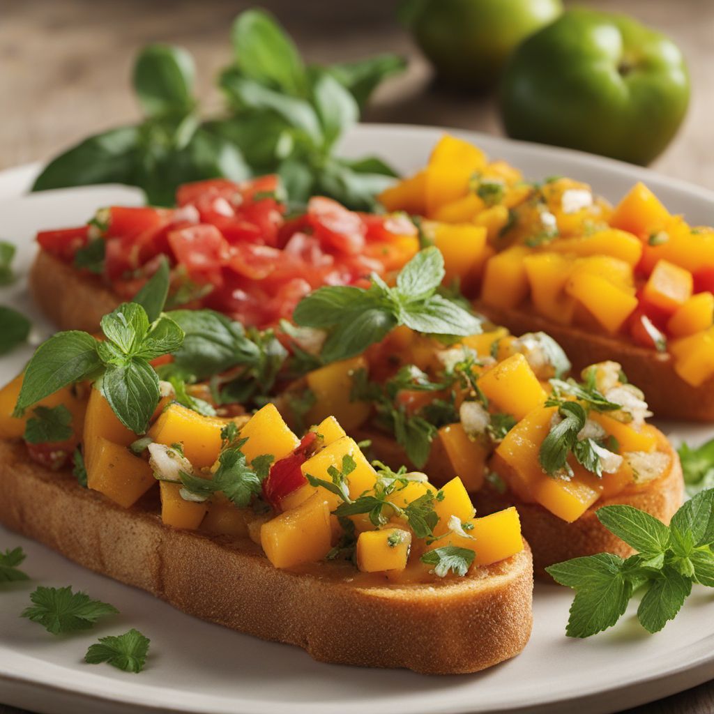 Bermudian Bruschetta with a Tropical Twist