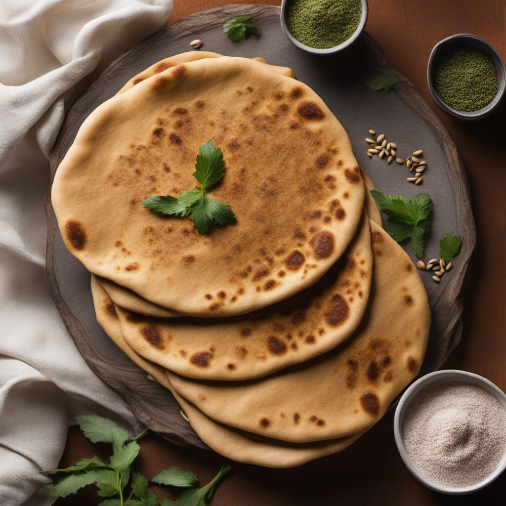 Bhutanese-inspired Whole Wheat Naan