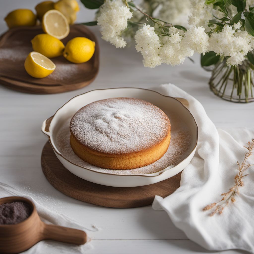 Bica Blanca - Portuguese Almond Cake