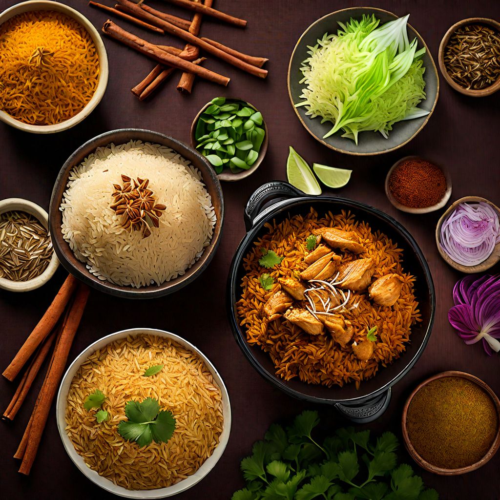 Korean-inspired Biryani
