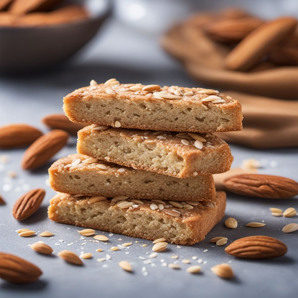 Biscotti Regina with Almonds and Sesame Seeds