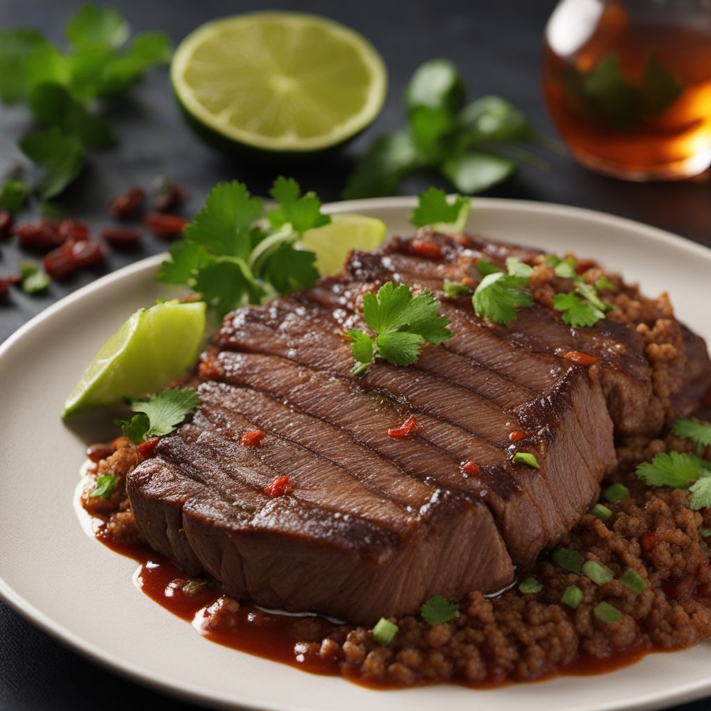 Bistec encebollado