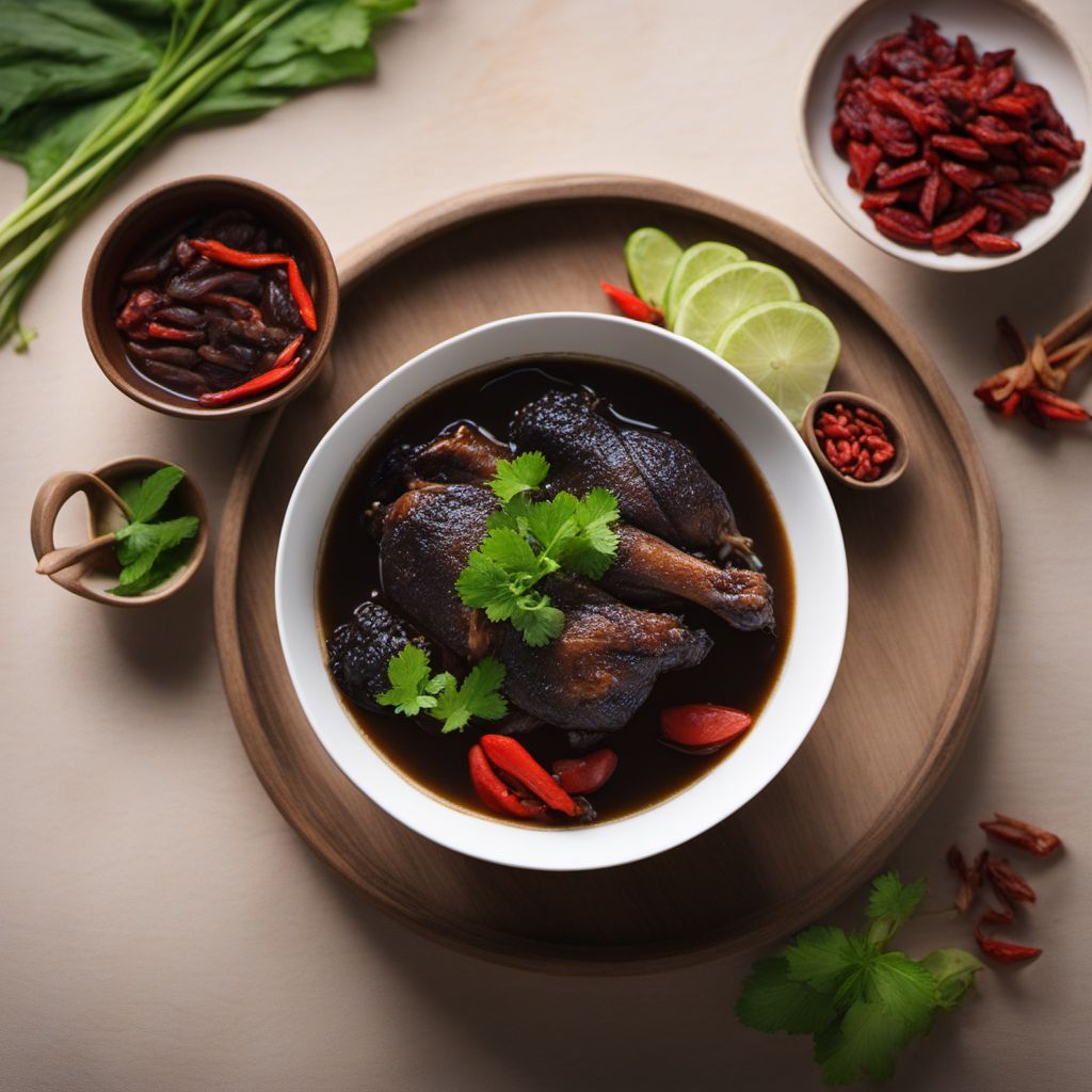 Black Chicken Herbal Soup