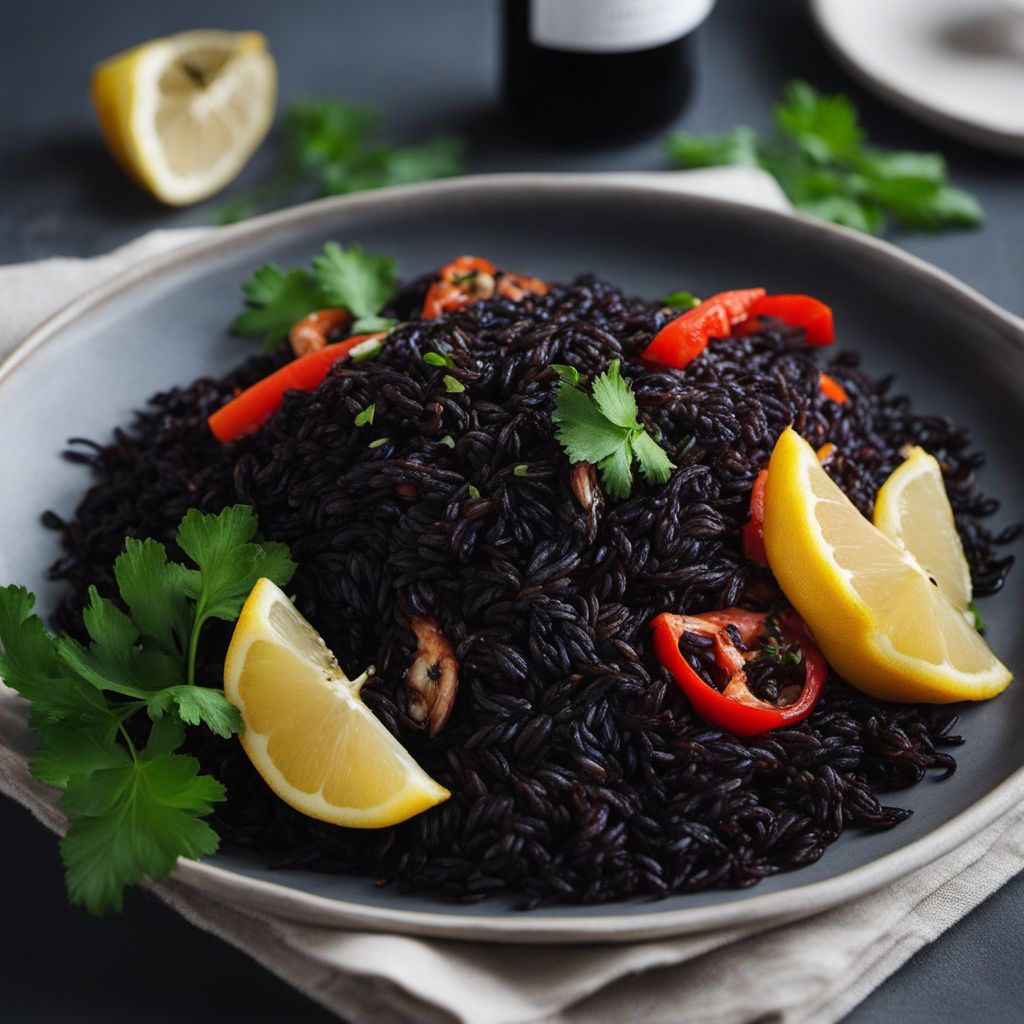 Black Rice with Seafood