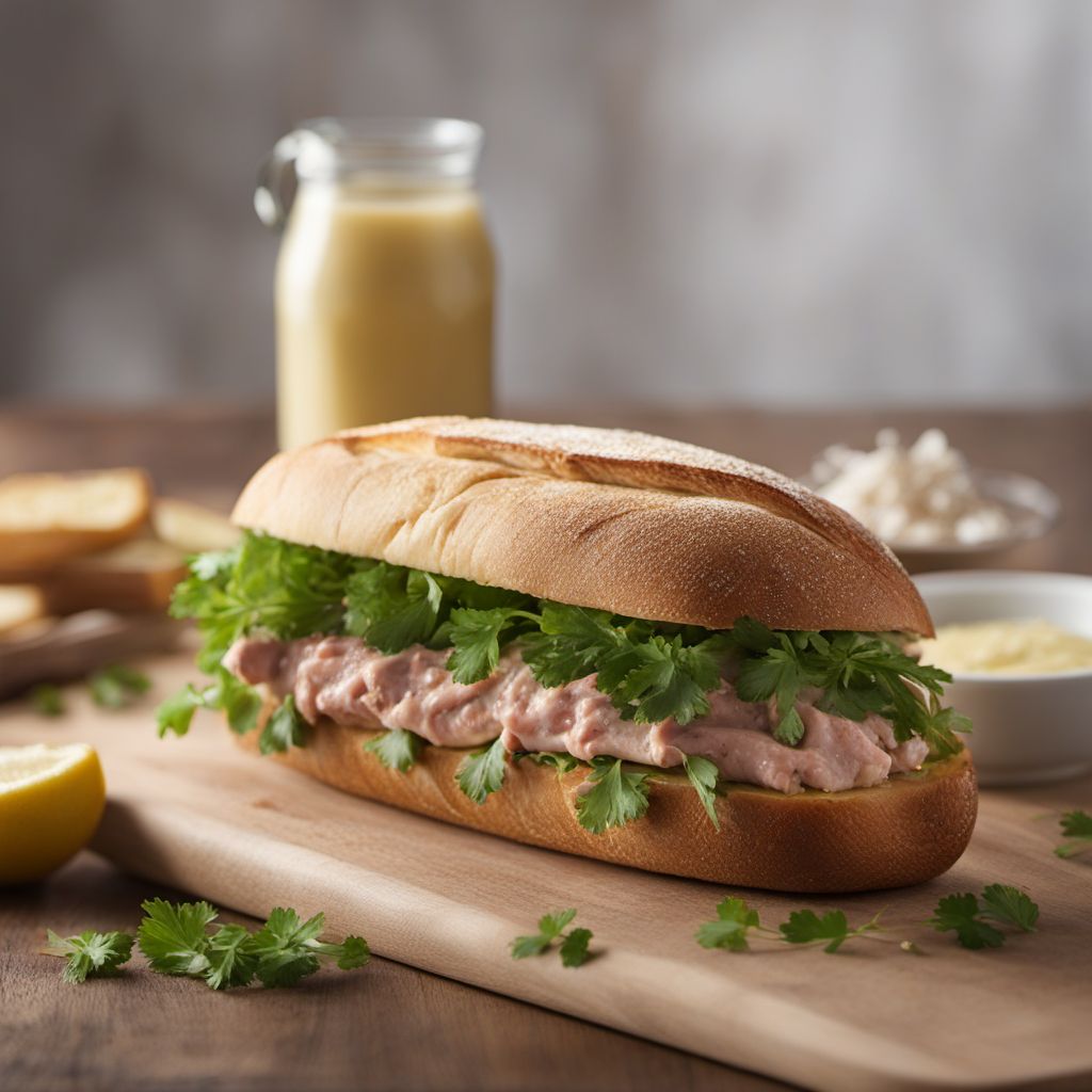 Bocadillo de Atún con Alioli