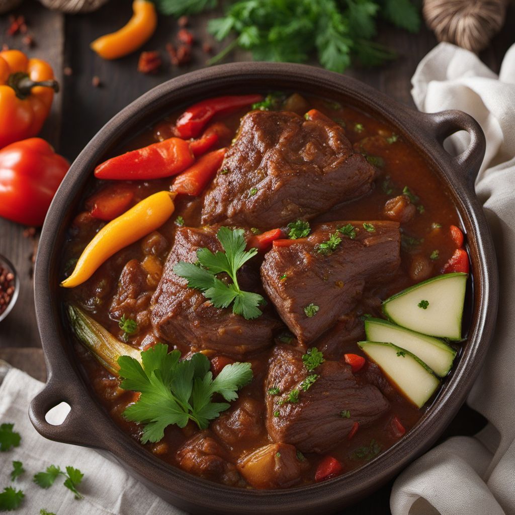 Bosnian Tabani with Lamb and Vegetables