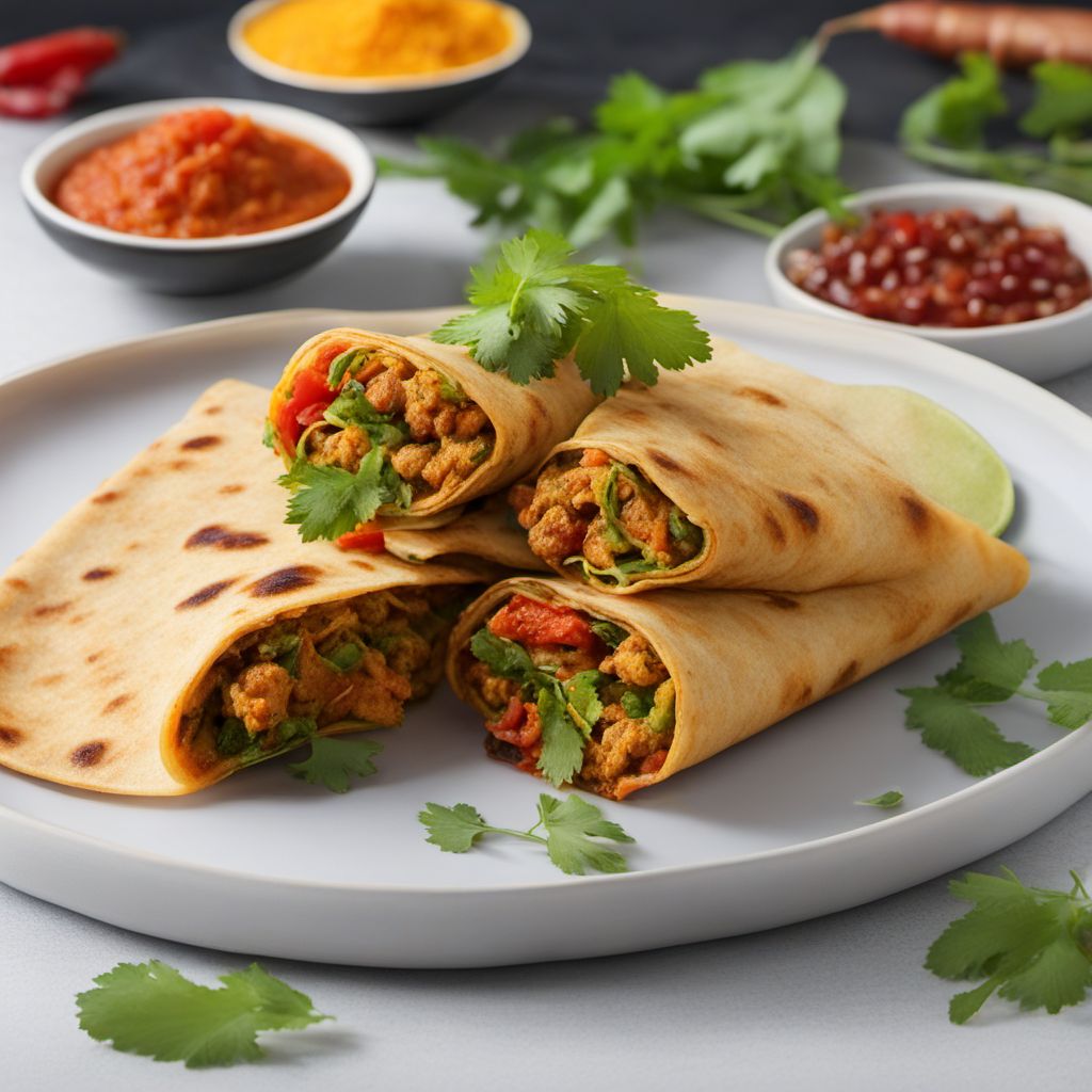 Brandenburg-inspired Paneer Kathi Roll