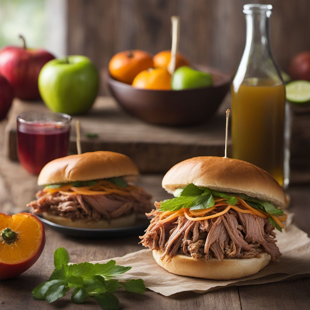 Brazilian Pulled Pork Sandwich