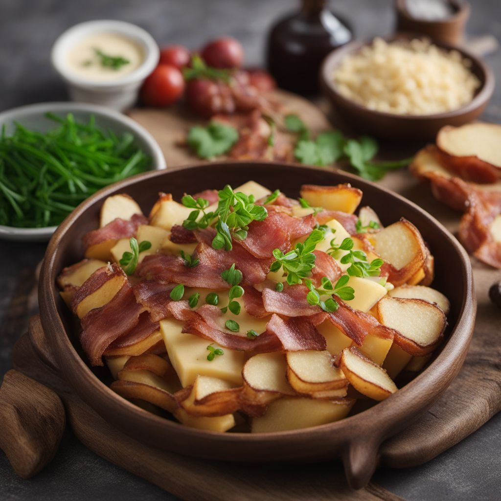 Bryndzové Halušky with Bacon and Chives