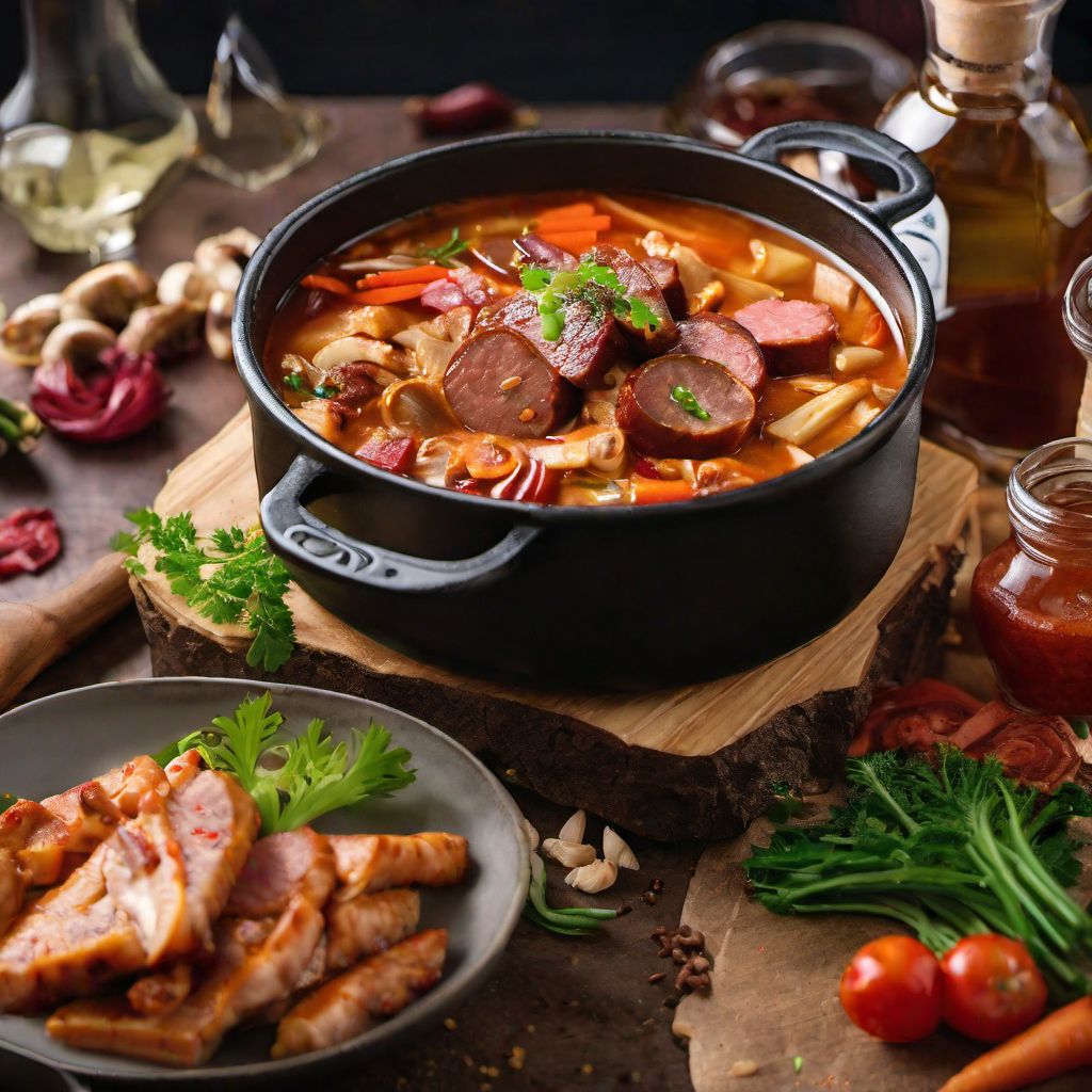 Budae Jjigae Adapted to French Cuisine