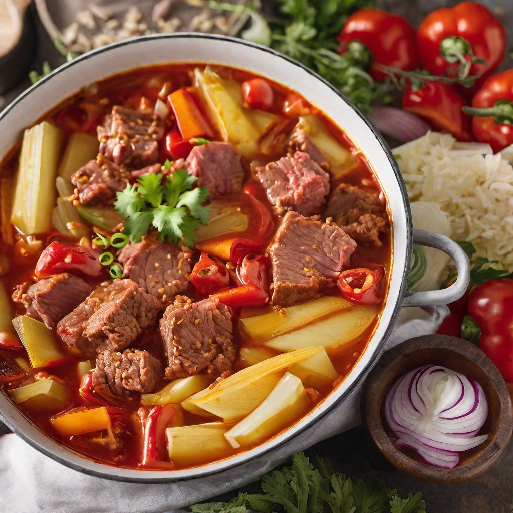 Hungarian-style Budae Jjigae