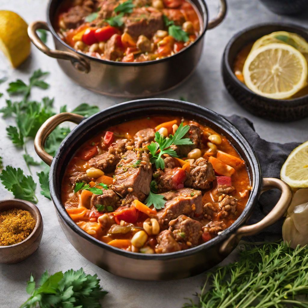 Moroccan-style Budae Jjigae