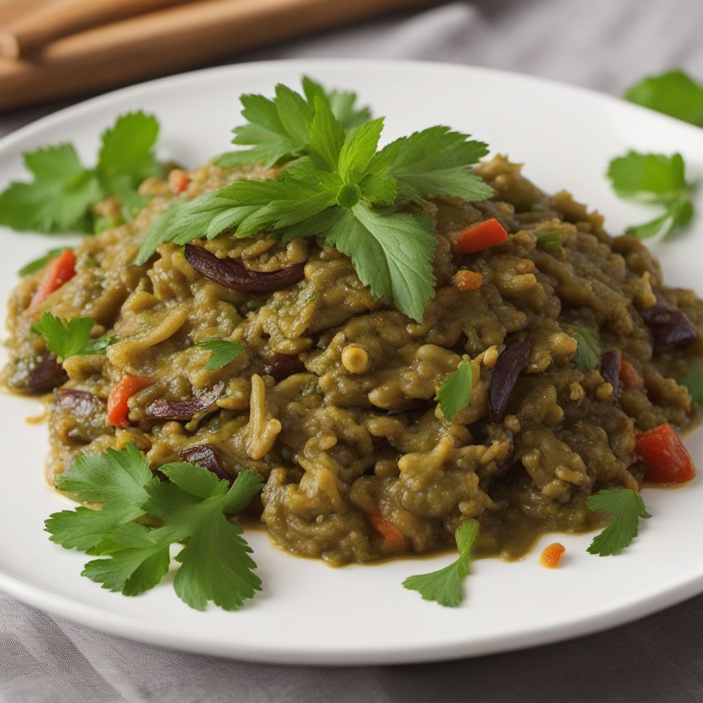 Bukharan Jewish-style Eggplant Salad