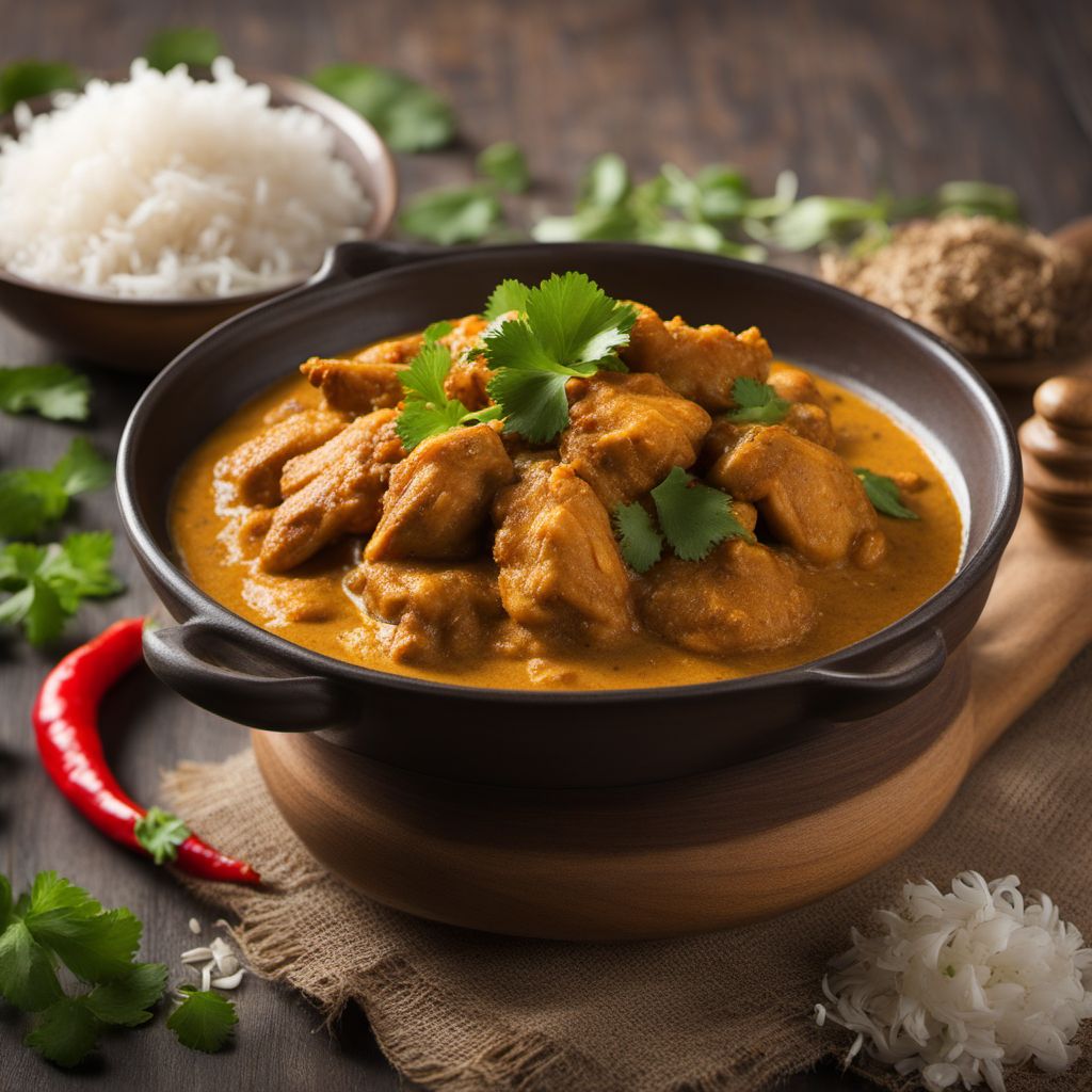 Burmese Coconut Chicken Curry