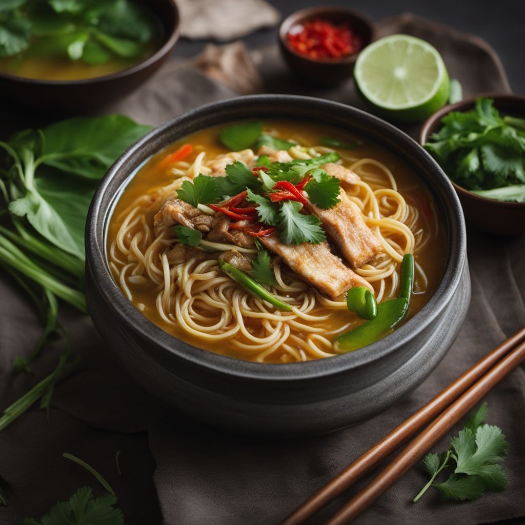 Burmese Fish Noodle Soup