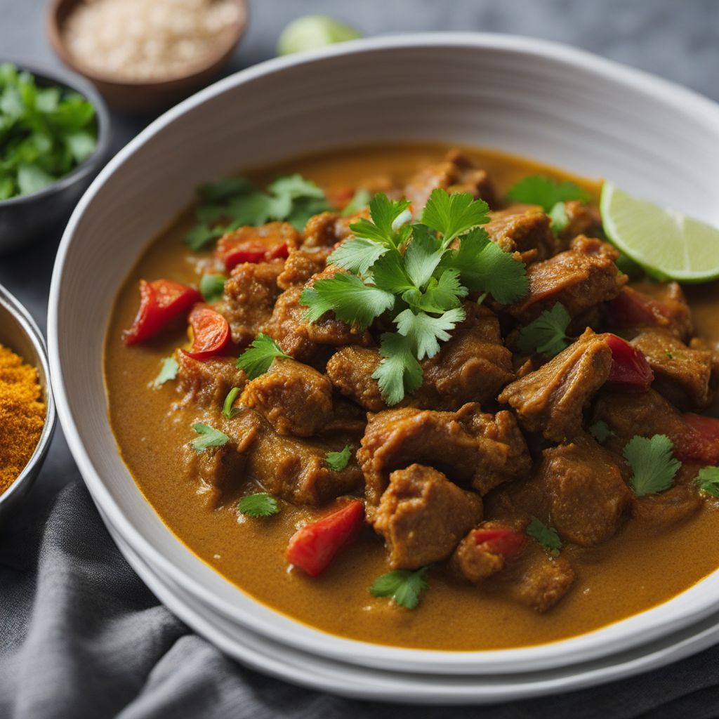 Burmese-style Goat Curry