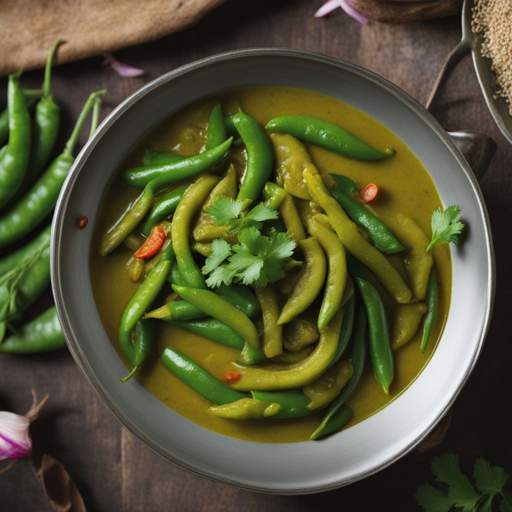 Burmese-style Green Bean Curry