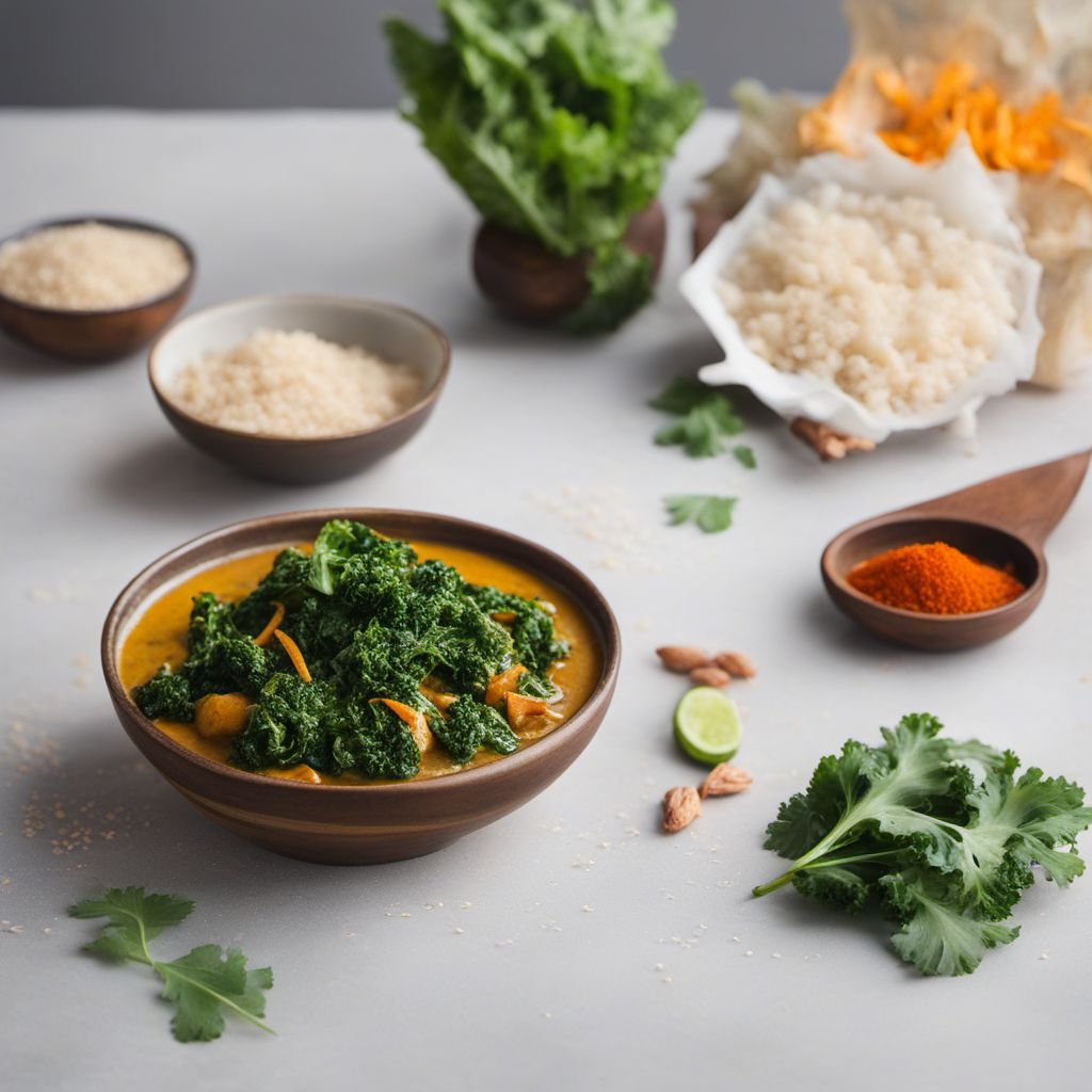 Cambodian-Inspired Coconut Kale Curry