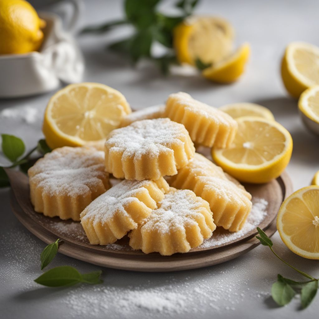 Canestrelli with Lemon Glaze