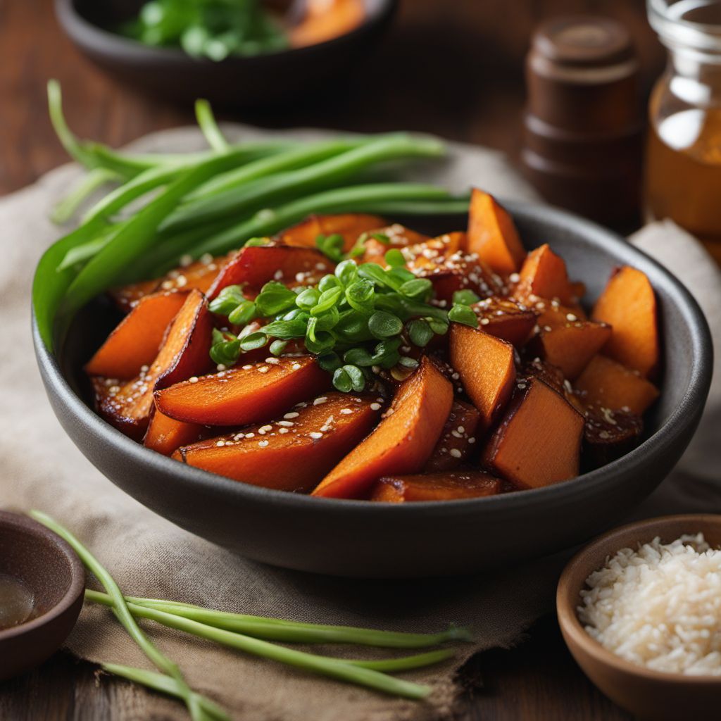 Caramelized Sweet Potatoes (Goguma Mattang)