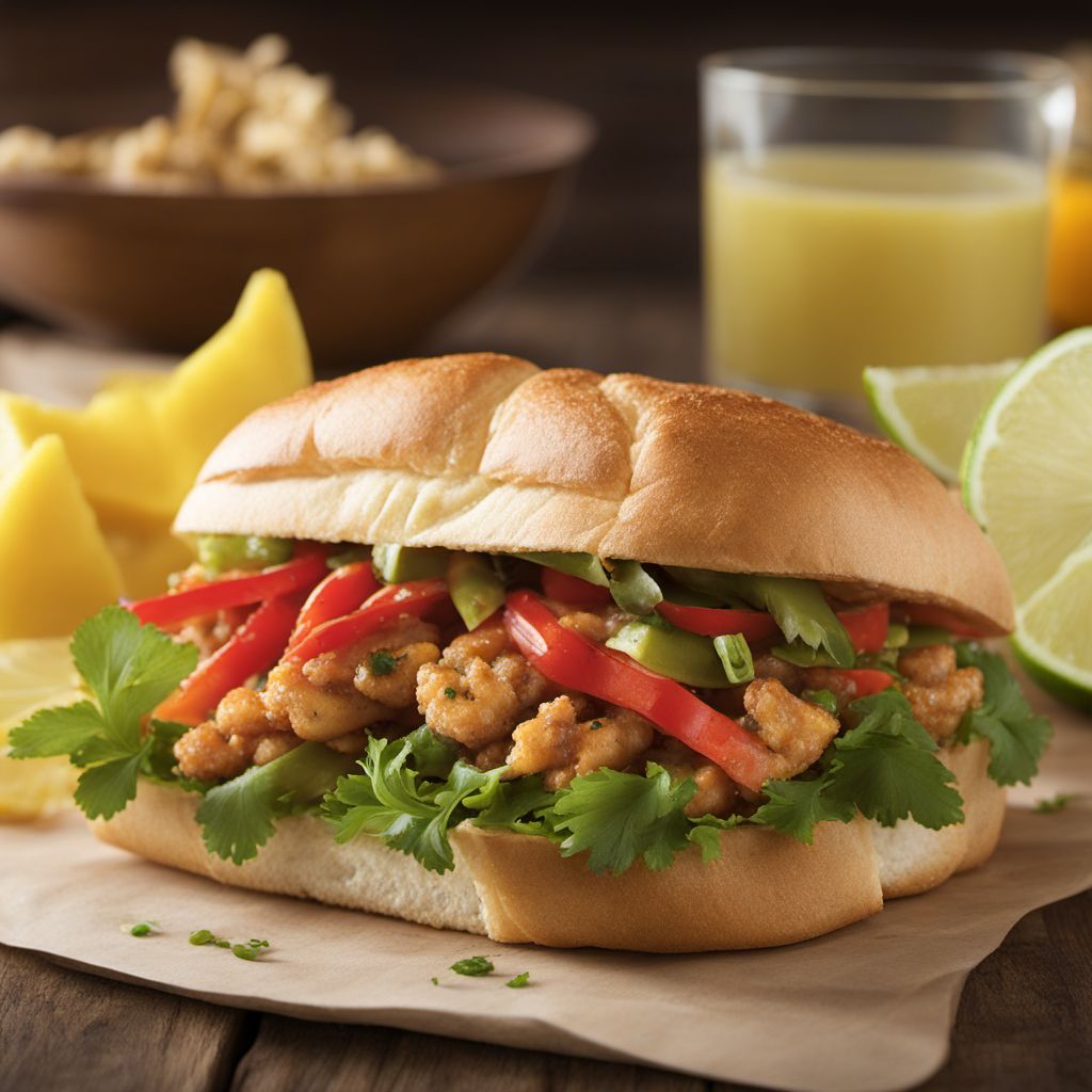 Caribbean-style Calamari Sandwich