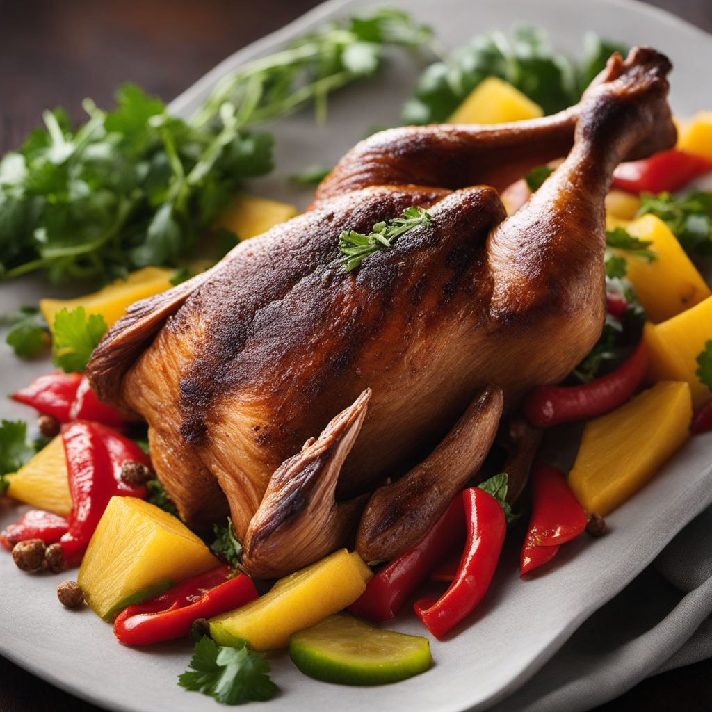 Caribbean-style Roasted Duck