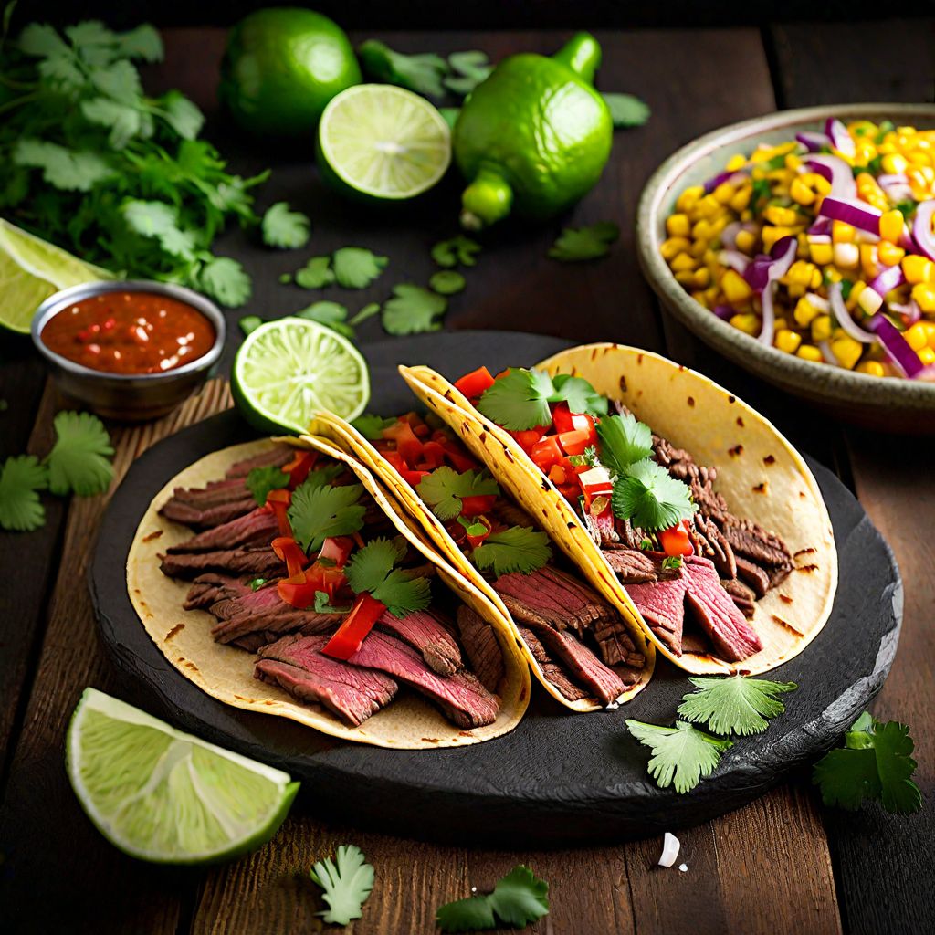 Carne Asada Tacos with a Brazilian Twist