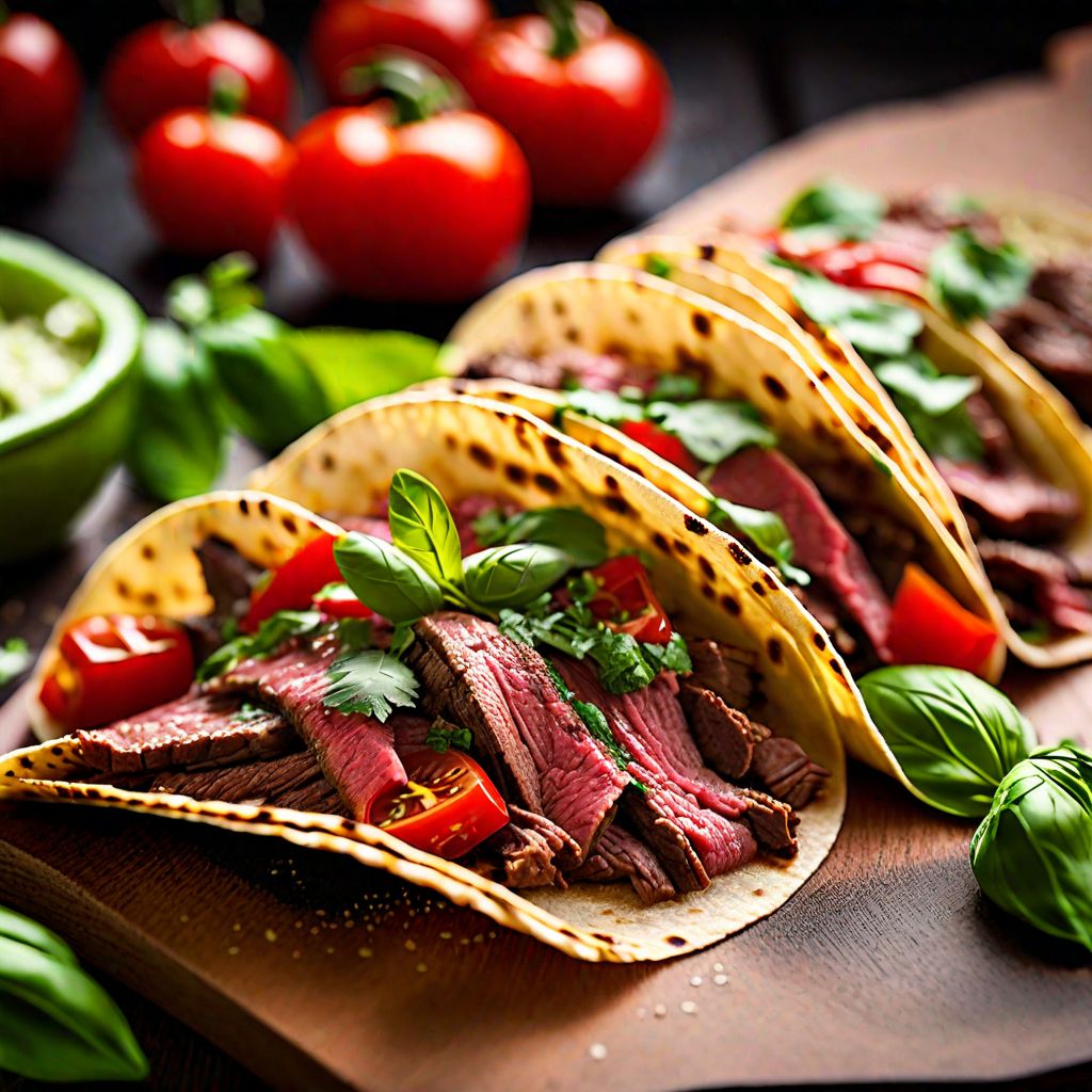 Carne Asada Tacos with Italian Twist