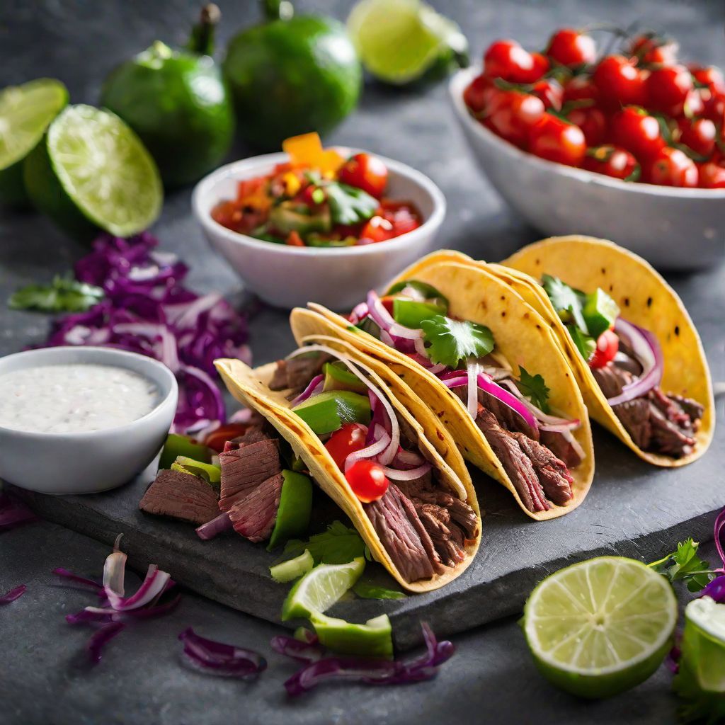 Carne Asada Tacos with a Molecular Twist