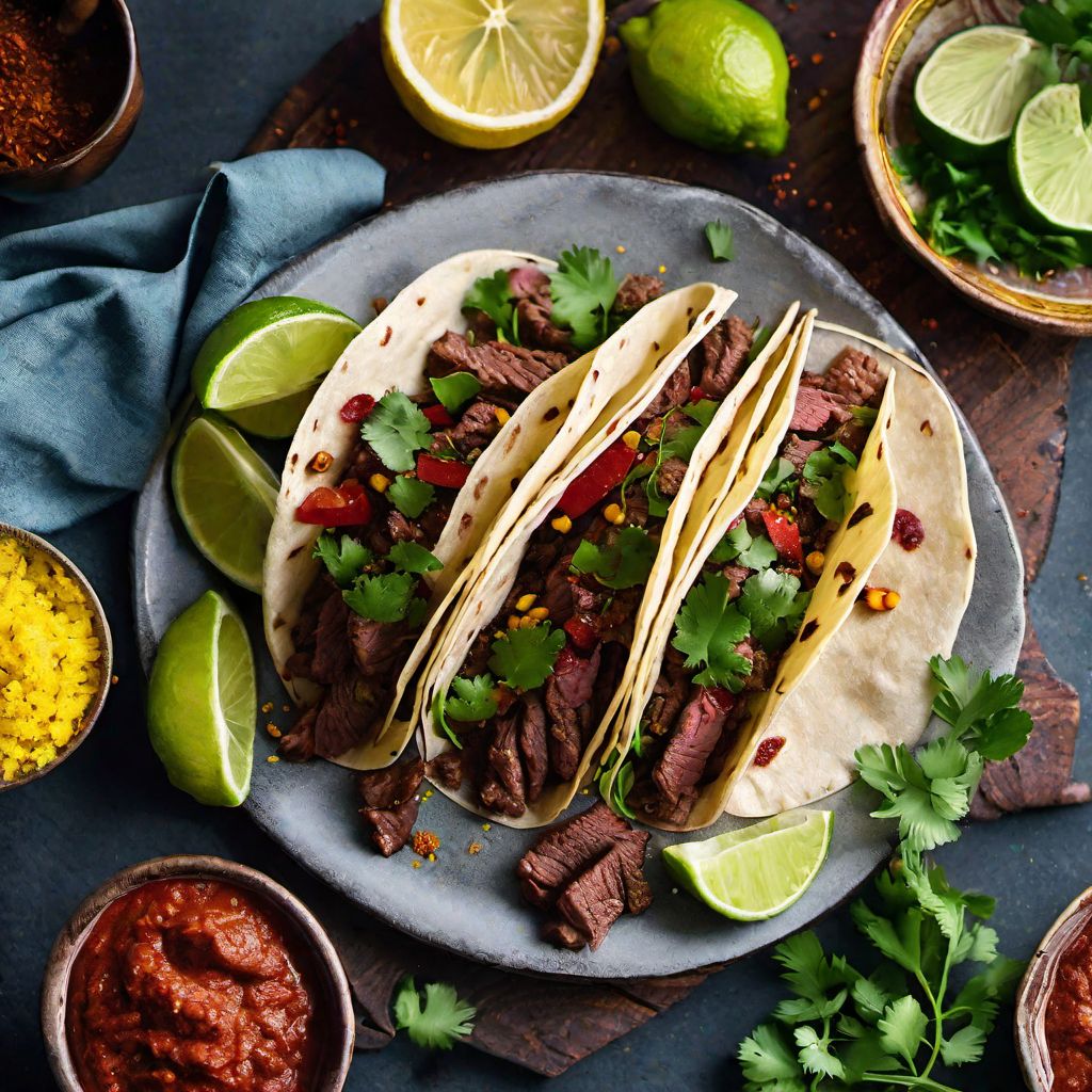 Moroccan-inspired Carne Asada Tacos