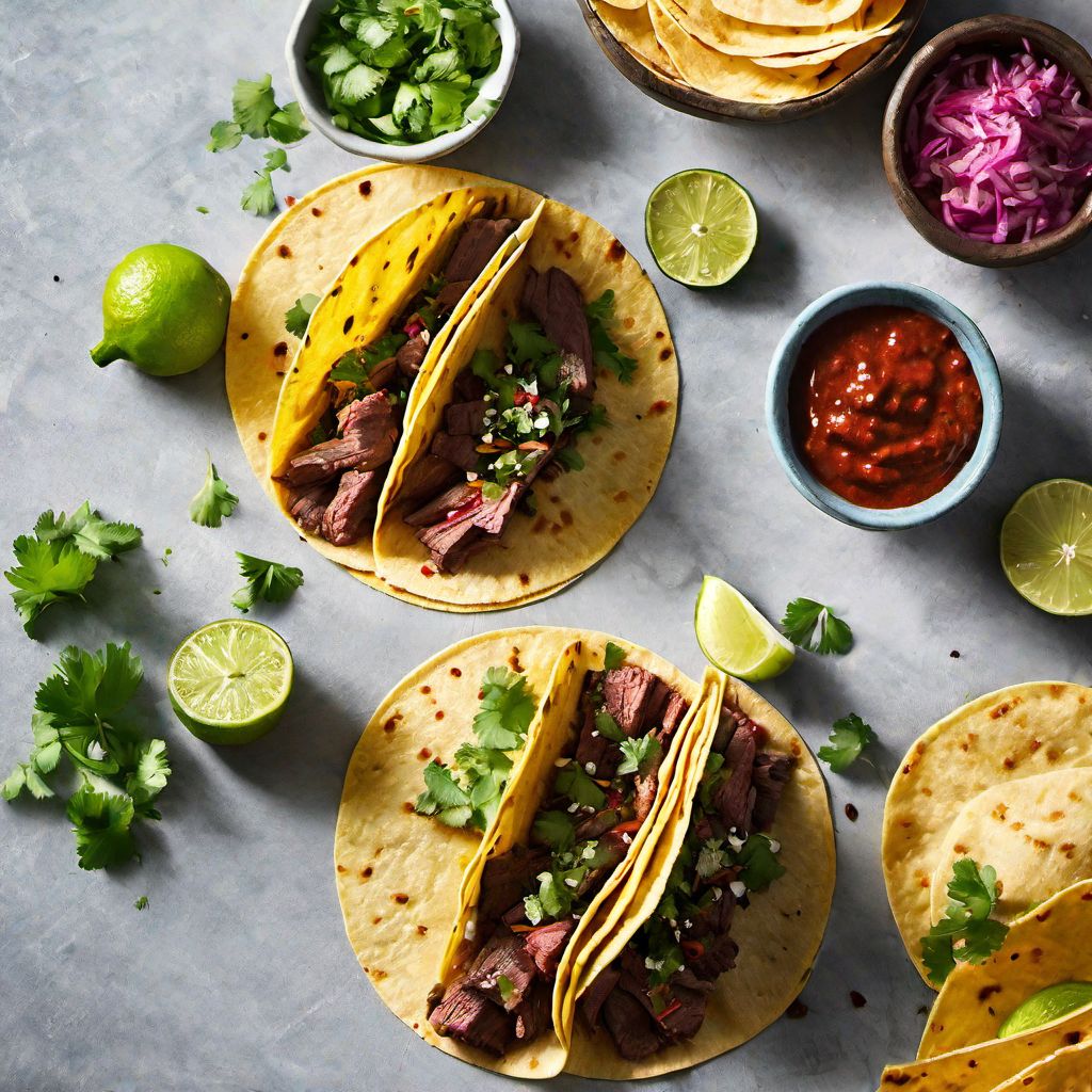 Peruvian-style Carne Asada Tacos
