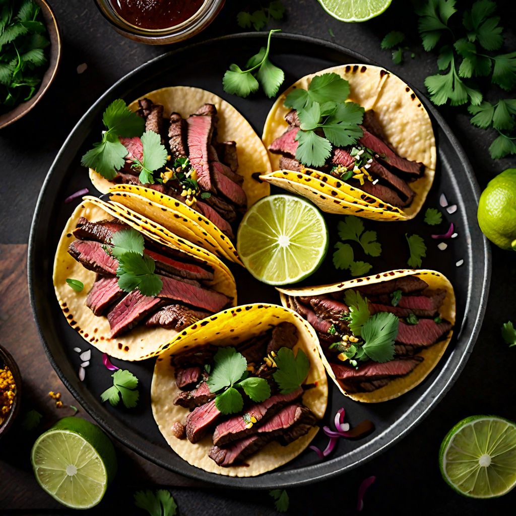 Thai-style Grilled Beef Tacos