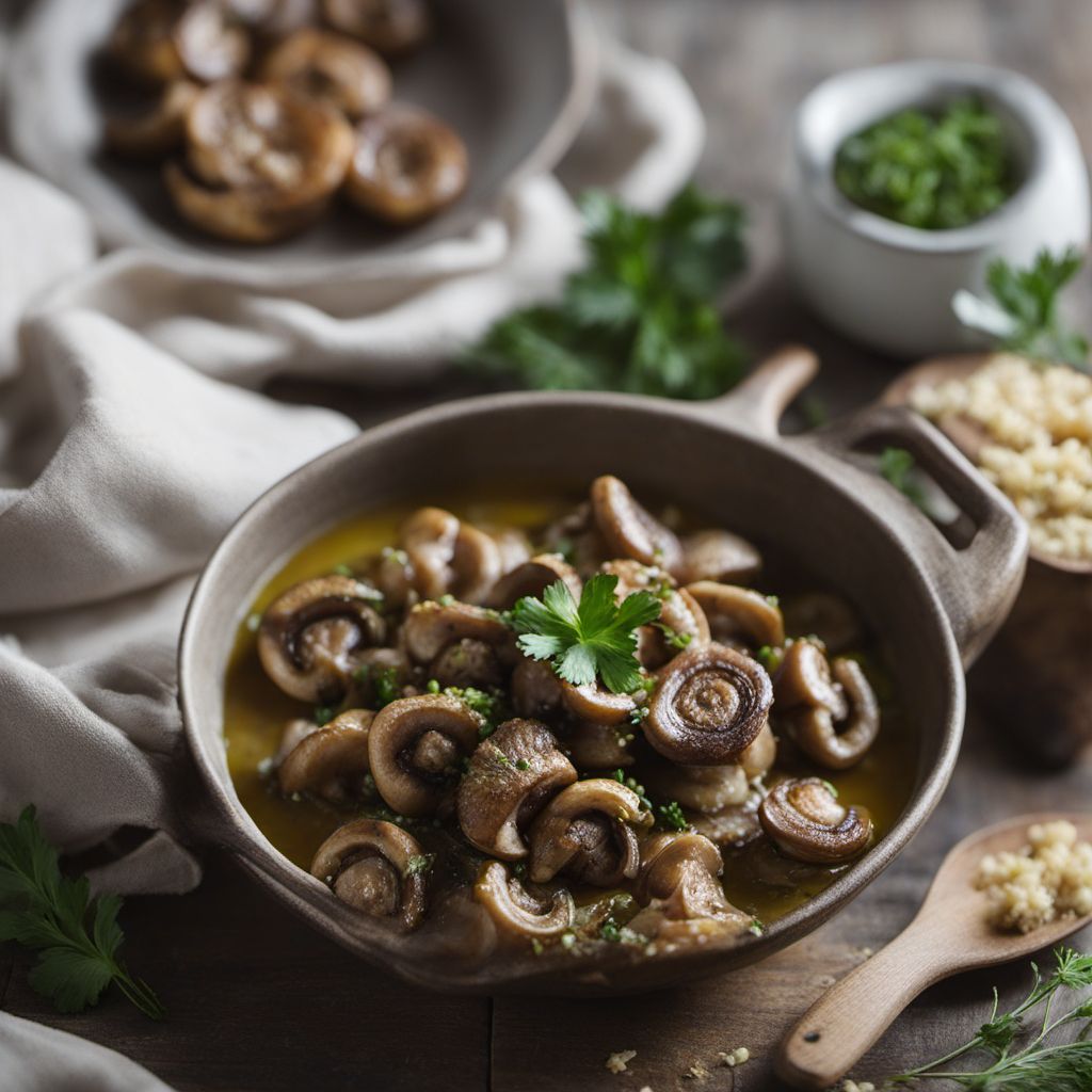 Ceredigion-style Garlic Mushrooms