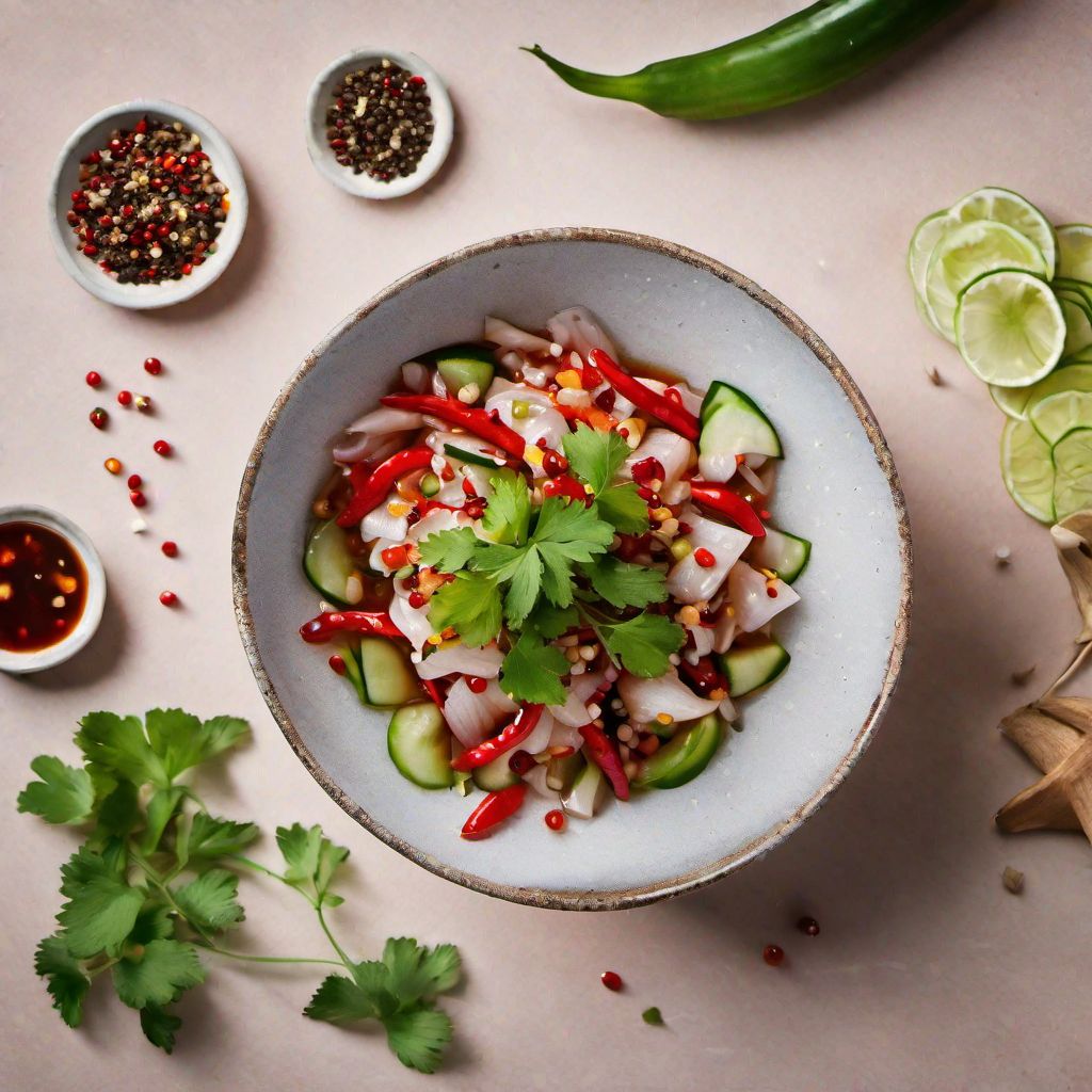 Sichuan-style Spicy Ceviche