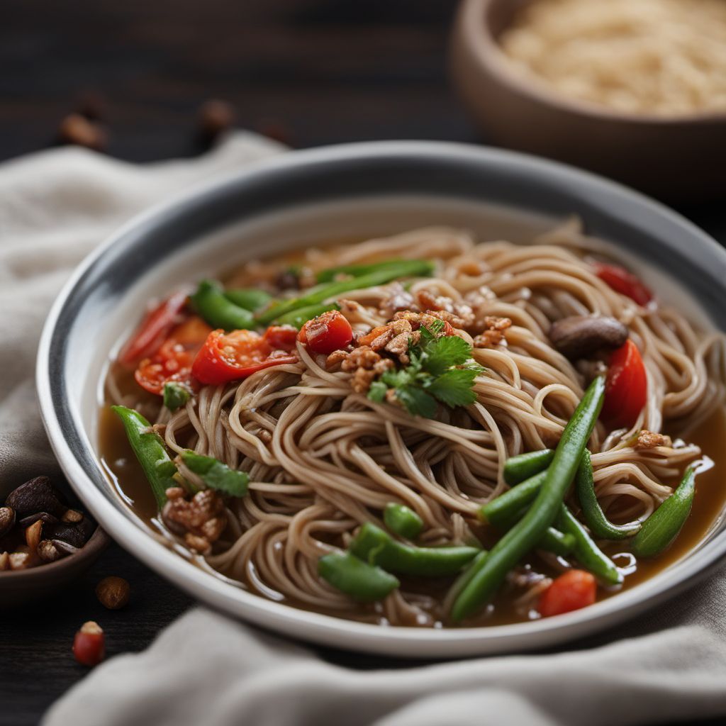 Chadian-Inspired Tanuki Soba