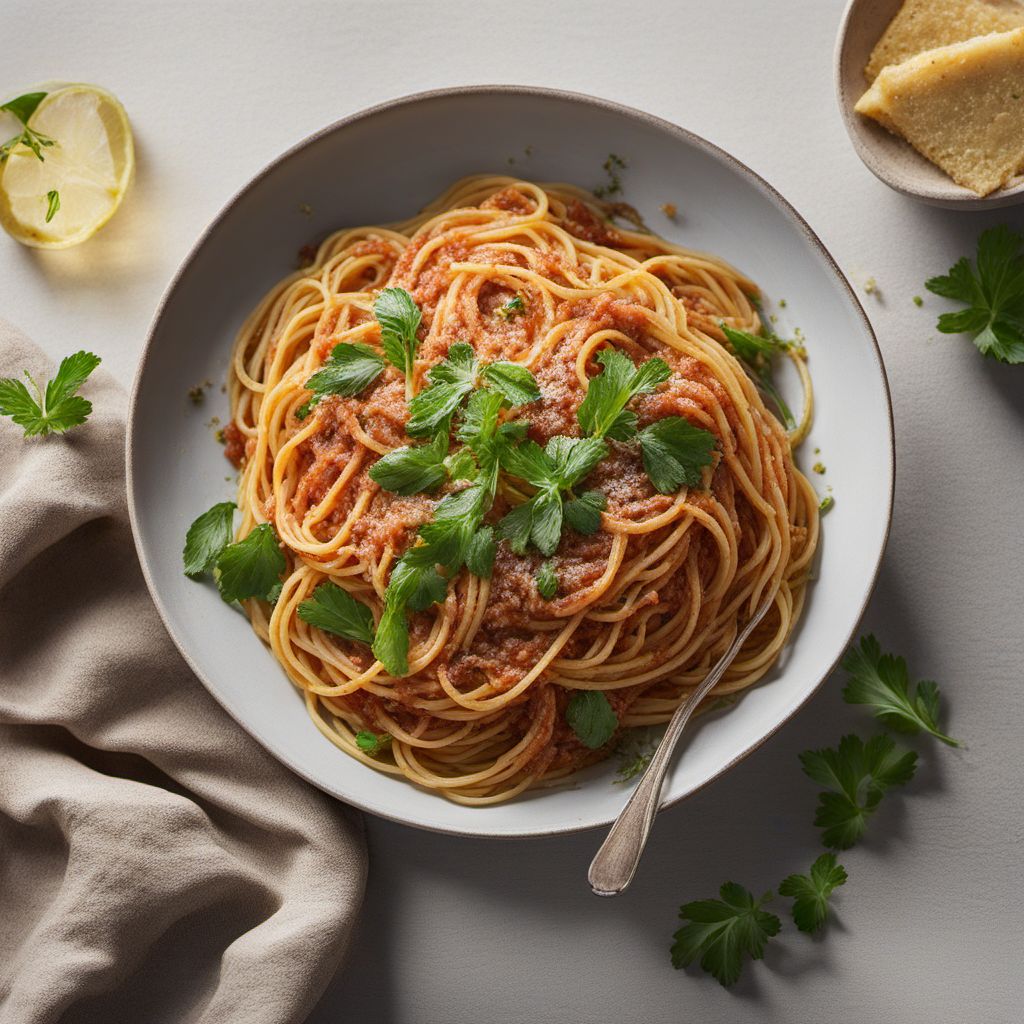 Channel Islands-style Spaghetti with Colatura Sauce