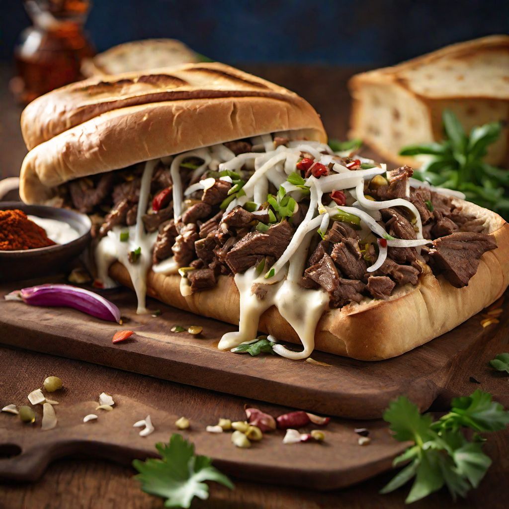 Moroccan-inspired Cheesesteak