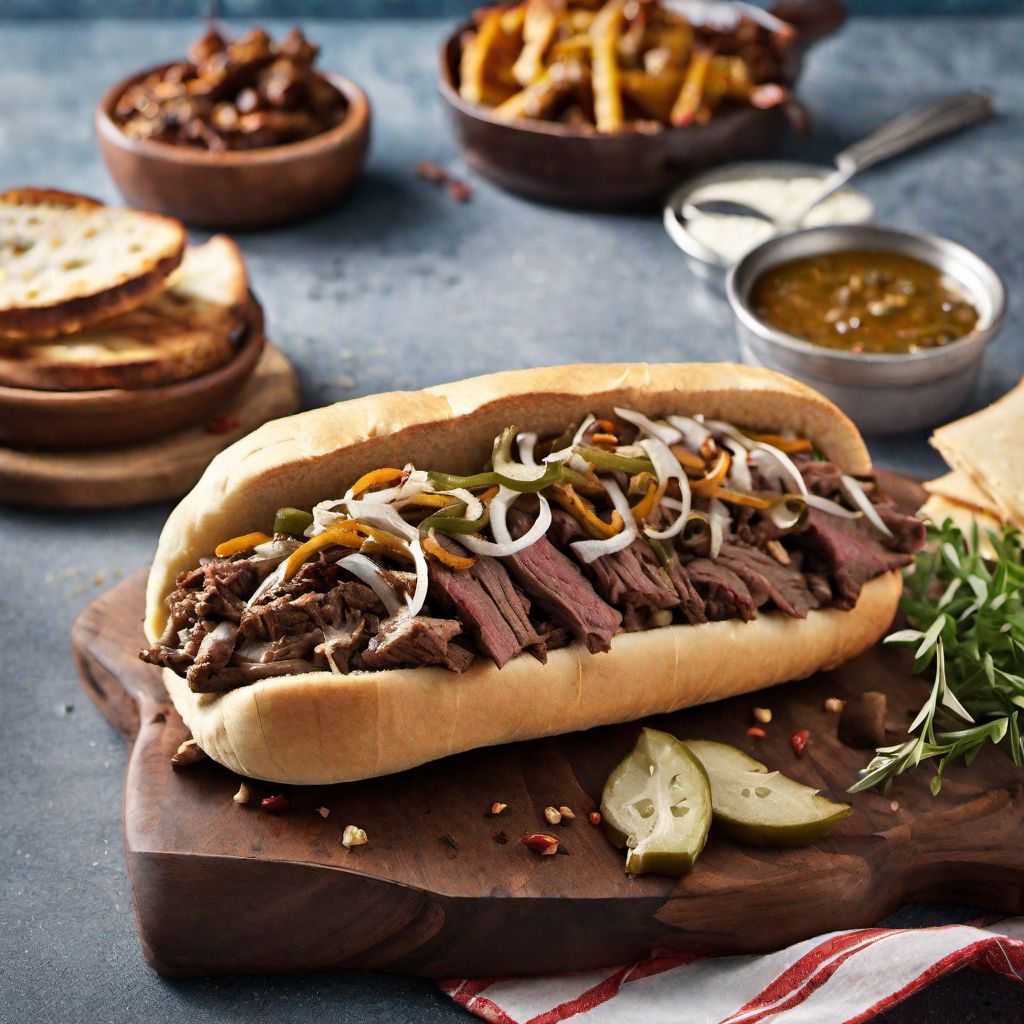 Moroccan-inspired Cheesesteak