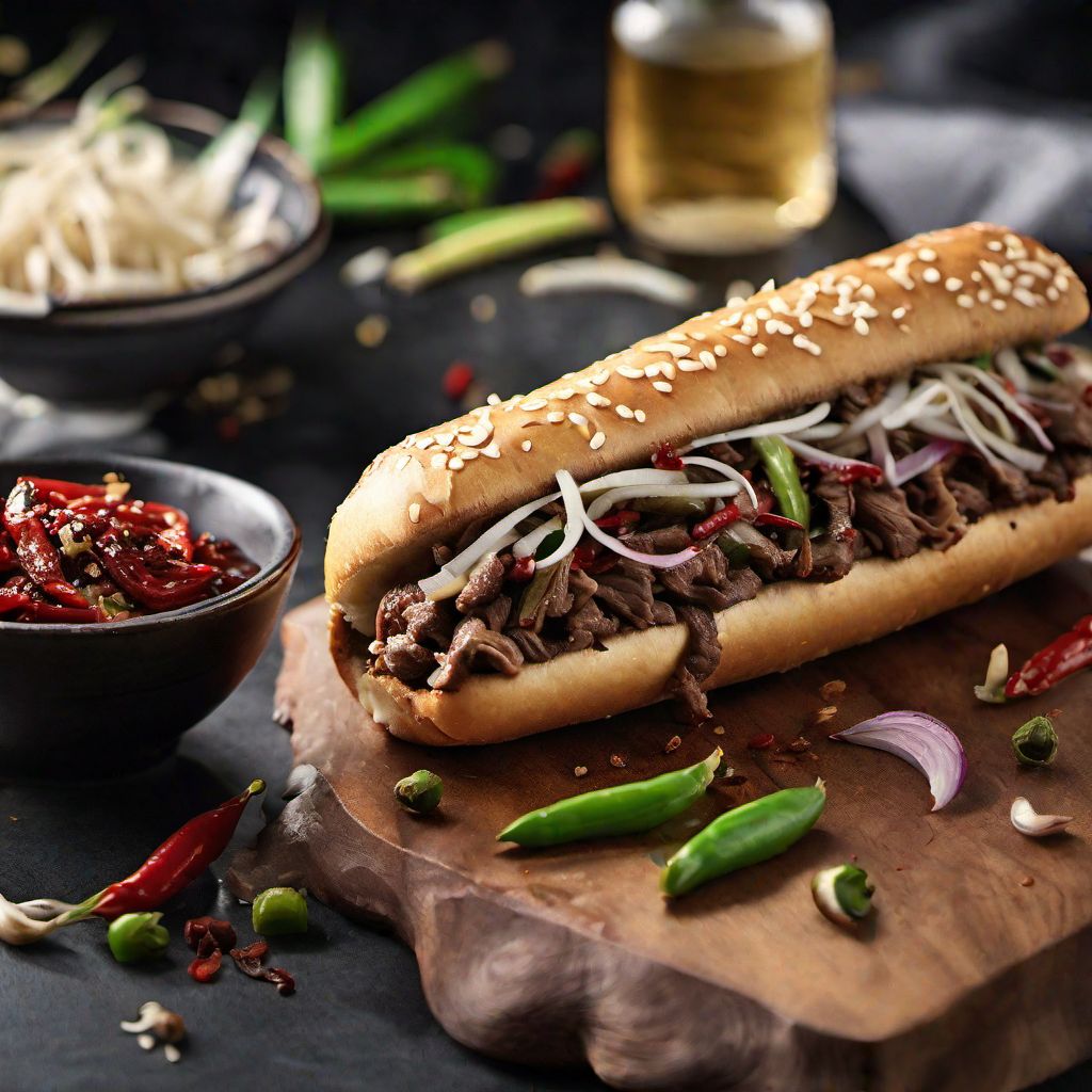 Sichuan-style Spicy Cheesesteak
