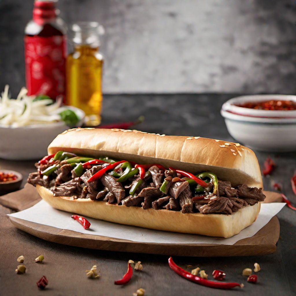 Sichuan-style Spicy Cheesesteak