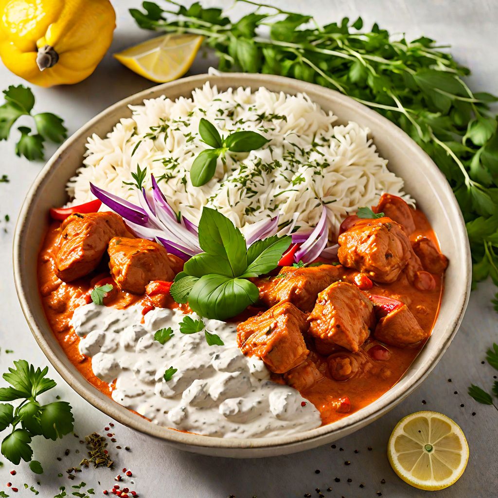 Greek-style Chicken Tikka Masala